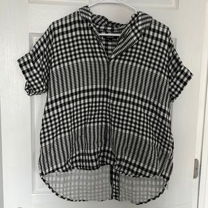 Madewell Oversized black and white tunic